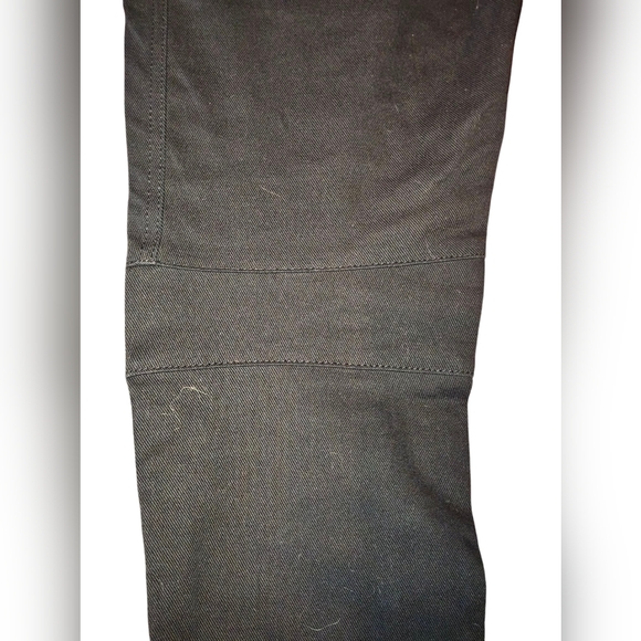 Ralph Lauren Purple Label 32 Black Cargo Biker Moto Zipper Jeans Italy Rare - Picture 4 of 11